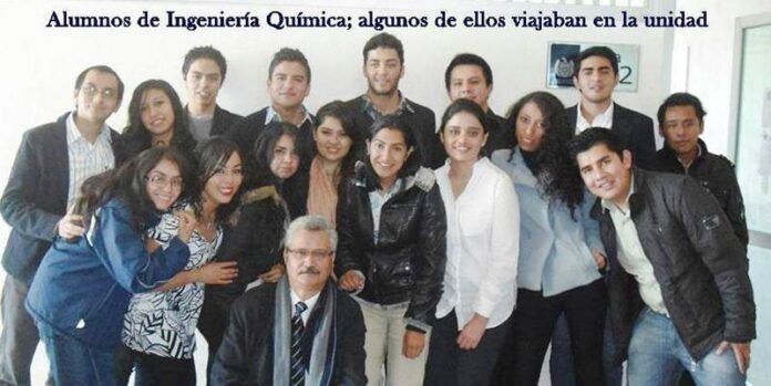 Compañero comparte foto en la que aparecen estudiantes accidentados