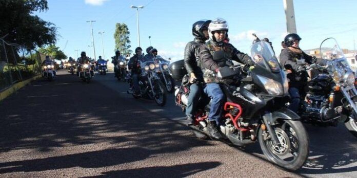 Motociclistas en Zacatecas