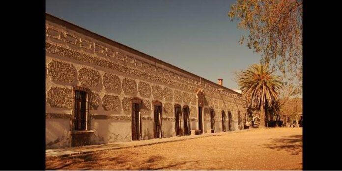 Una de las fachadas de la exhacienda de La Quemada