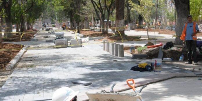 Continúan trabajos de remodelación Continúan trabajos de remodelación