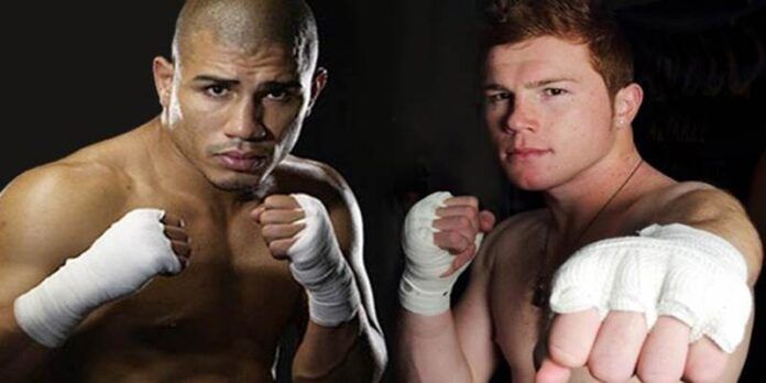 Miguel Cotto y 'Canelo' Álvarez Miguel Cotto y 'Canelo' Álvarez