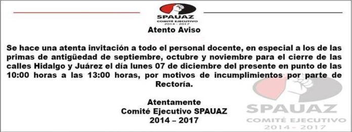 Sindicato convoca a participar