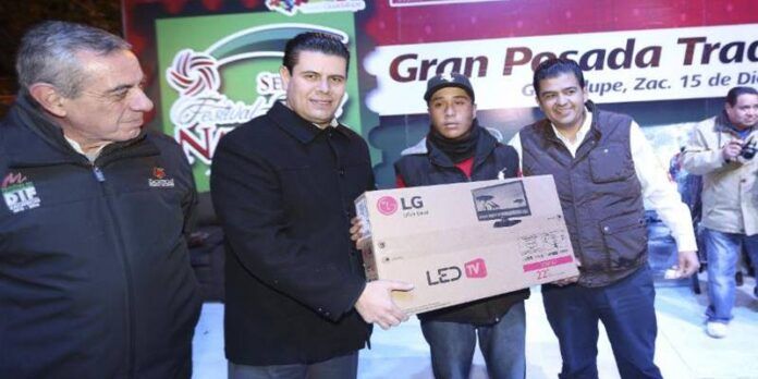 Regalaron electrodomésticos.