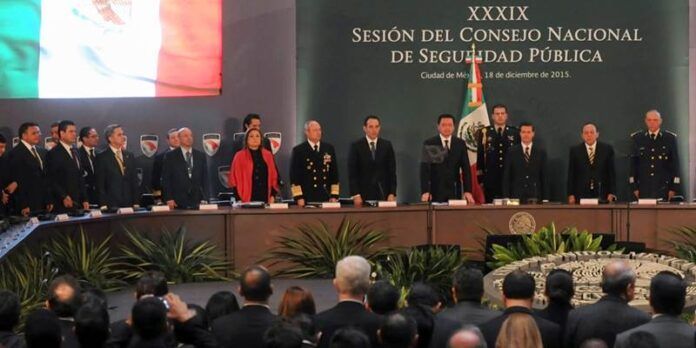 Autoridades en la runión