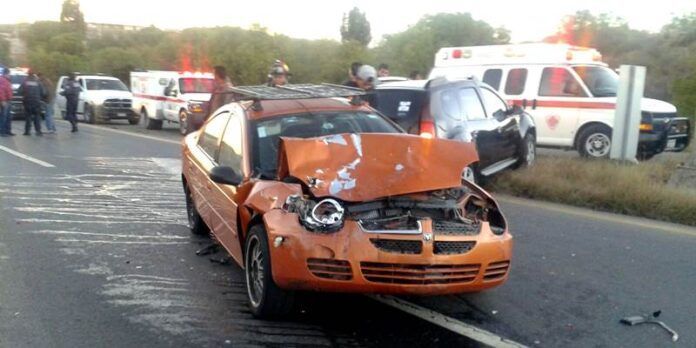 Accidente a la altura de La Pimienta Accidente a la altura de La Pimienta