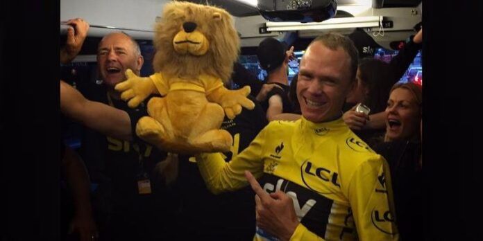 Ciclista británico Christopher Froome Ciclista británico Christopher Froome