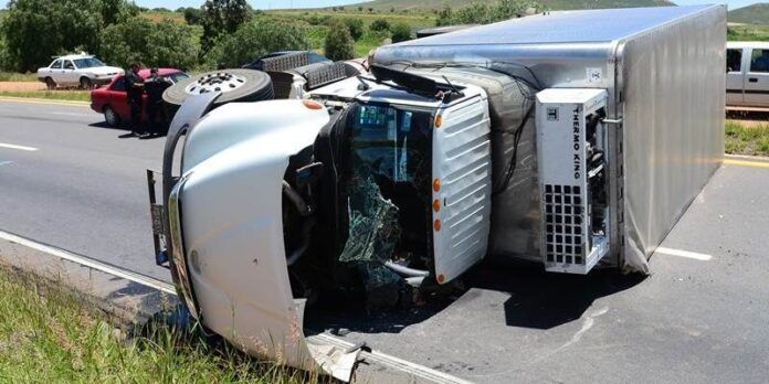 Volcadura de tráiler