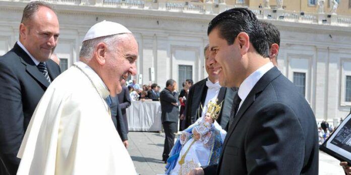 Papa Francisco y Miguel Alonso