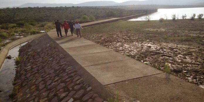 Presa en la comunidad de Chilitas Presa en la comunidad de Chilitas