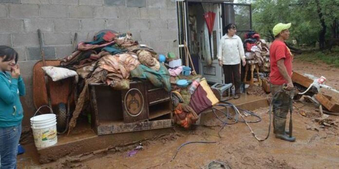 Afectados por inundación