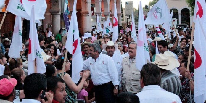 Francisco Escobedo en campaña Francisco Escobedo en campaña