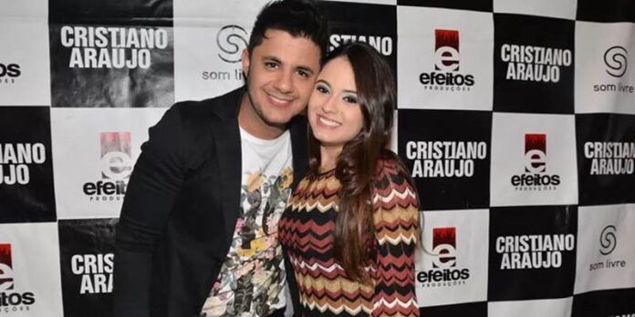 Cristiano Araújo y su novia Cristiano Araújo y su novia
