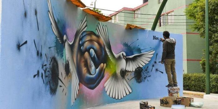 Mural por la paz en Fresnillo Mural por la paz en Fresnillo