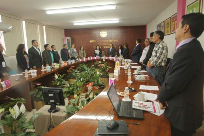 Sesión Permanente en INE Zacatecas Sesión Permanente en INE Zacatecas