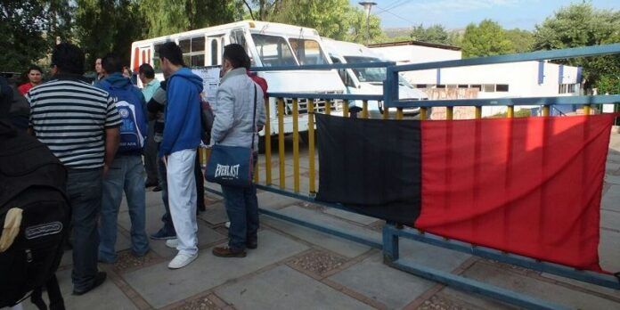 Estudiantes en la manifestación Estudiantes en la manifestación