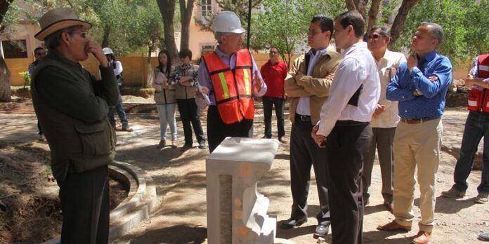 El gobernador supervisó las obras El gobernador supervisó las obras