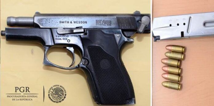 El arma localizada El arma localizada