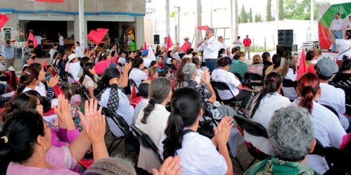 Francisco Escobedo en campaña Francisco Escobedo en campaña