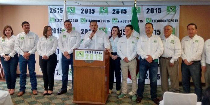 Dirigentes y militantes del PVEM Dirigentes y militantes del PVEM