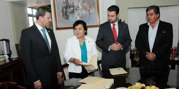 María Elena Nava entrega la estafeta María Elena Nava entrega la estafeta