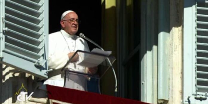 Papa en el Angelus Papa en el Angelus