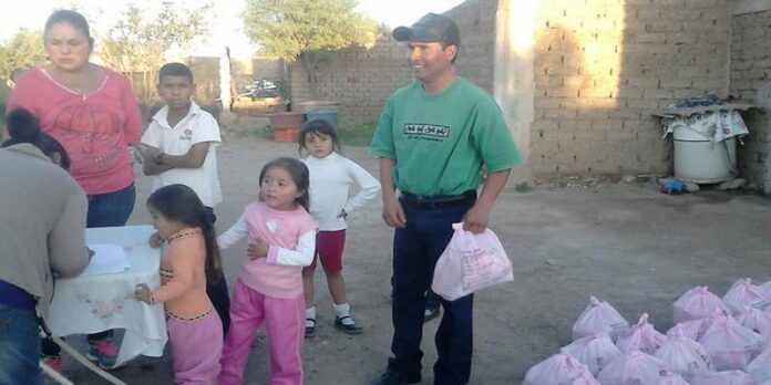 Beneficiaron a cien personas. Beneficiaron a cien personas.