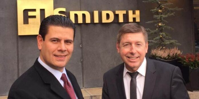 Miguel Alonso con presidente de FLSmidth Miguel Alonso con presidente de FLSmidth