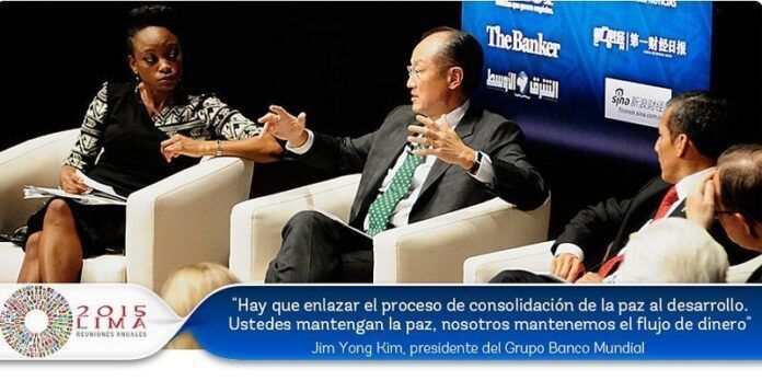 Jim Yong Kim, al centro Jim Yong Kim, al centro