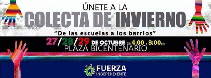 Esperan donativos en Plaza Bicentenario Esperan donativos en Plaza Bicentenario