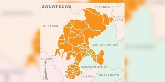 Ojocaliente en el mapa Ojocaliente en el mapa