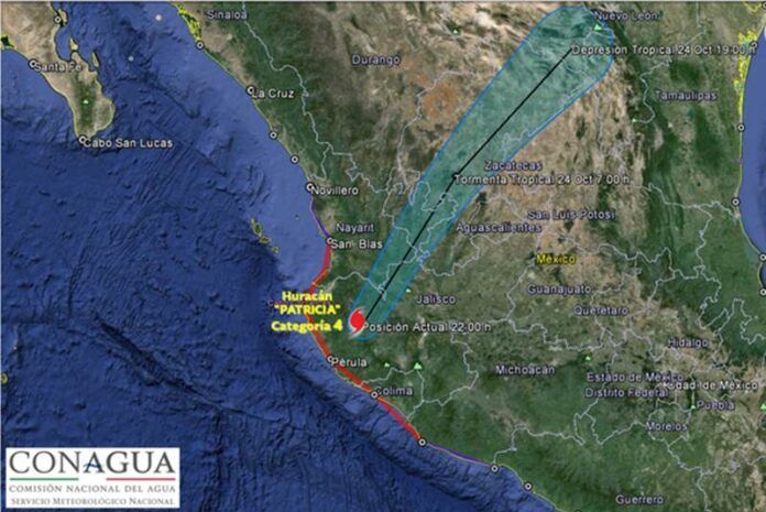 Se degradó a tormenta tropical en Zacatecas. Se degradó a tormenta tropical en Zacatecas.