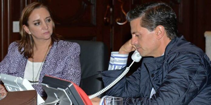 Aquí en reunión con la canciller mexicana. Aquí en reunión con la canciller mexicana.