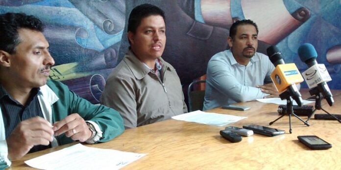 Conferencia de prensa del Movimiento Democrático Magisterial