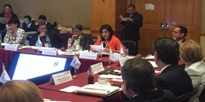 Leticia Soto Acosta participa en la reunión. Leticia Soto Acosta participa en la reunión.