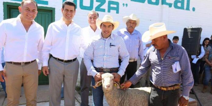 Entrega animales, entre otros apoyos Entrega animales, entre otros apoyos