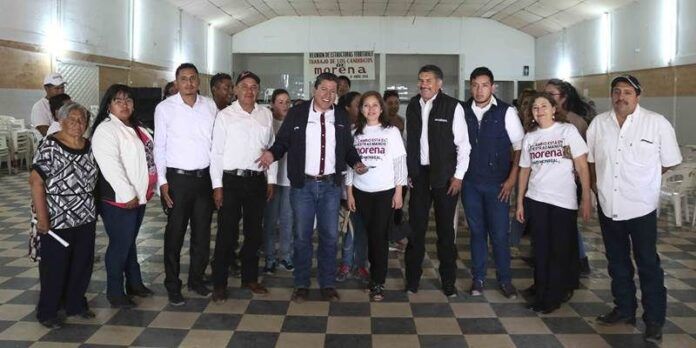 David Monreal con simpatizantes David Monreal con simpatizantes