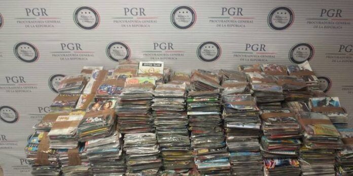 El material fue asegurado en varios puestos. El material fue asegurado en varios puestos.
