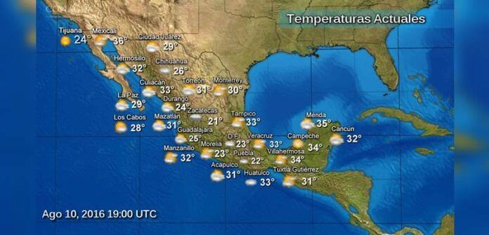 Mapa del tiempo