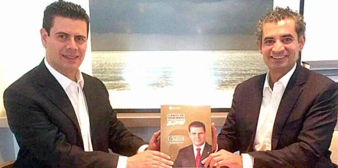 Gobernador con dirigente nacional priísta Gobernador con dirigente nacional priísta