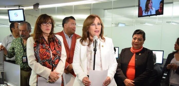 Yeidckol Polevnsky, Rocío Nahle y Horacio Duarte Yeidckol Polevnsky, Rocío Nahle y Horacio Duarte