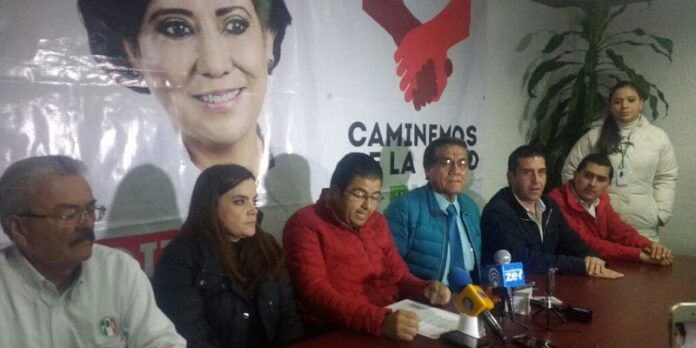 Líderes del PRI, PVEM y Panal