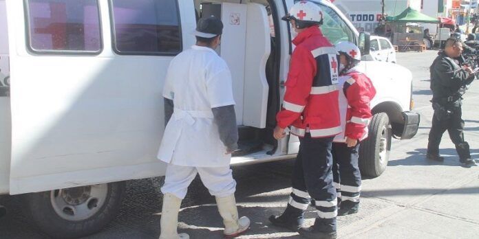 Cruz Roja auxilió al joven Cruz Roja auxilió al joven