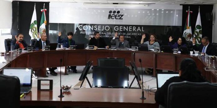 Sesión del Consejo General del Ieez