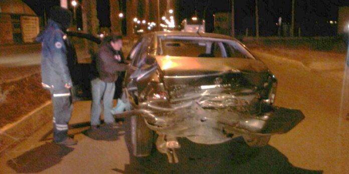 Auto que fue impactado Auto que fue impactado