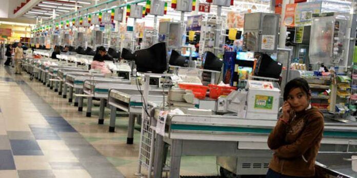 Cajas vacías de supermercado Cajas vacías de supermercado