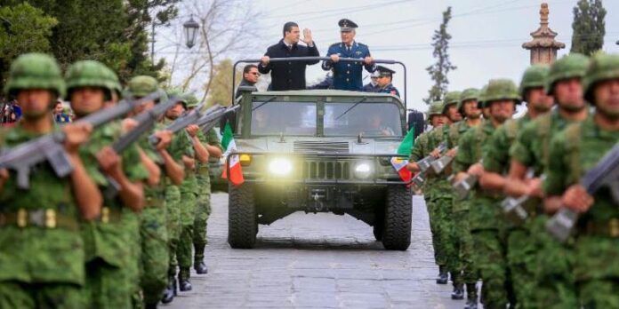 Participaron elementos del Ejército. Participaron elementos del Ejército.