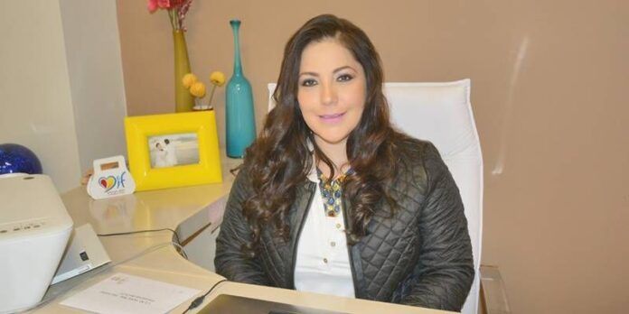 Jackie Martínez, presidenta del DIF municipal.