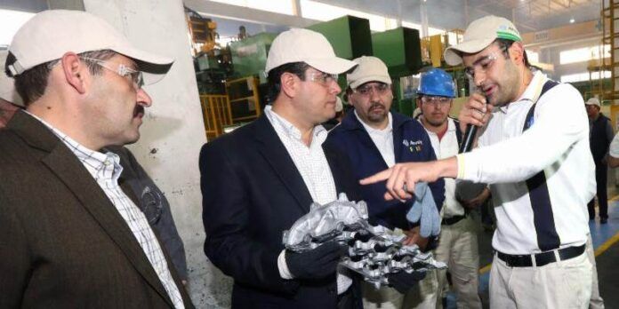 Miguel Alonso visita planta Miguel Alonso visita planta