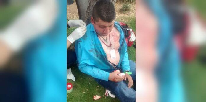 Al menos 15 maestros lesionados Al menos 15 maestros lesionados