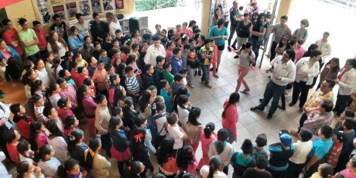 Participan 600 niños Participan 600 niños